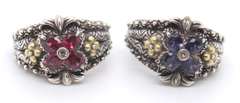Lot of 2 Vintage Sterling Silver Rings