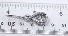 Lot of 2 Dangle Earrings in Sterling Silver