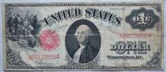 $ 1 Series 1917 Landing of Columbus US Note