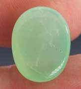 Glowing 7.47ct seafoam green Chrysoprase