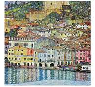 Gustav Klimt - Malcena at the Gardesee