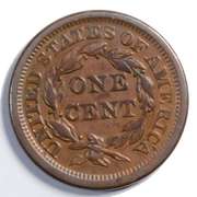 1855 Slant Five Large Cent