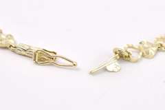 Romantic Ladies Heart Bracelet in 14K Yellow Gold