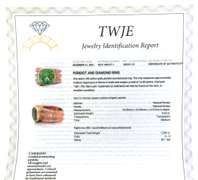 Powerful 18kt Cushion Cut Peridot and Diamond Ring