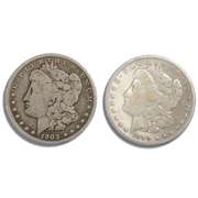 1890 & 1903 Morgan Dollars