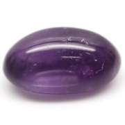Huge! 75.83ct deep violet Amethyst cabochon