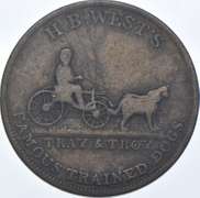 1853 New York Crystal Palace Civil War Token NY 949