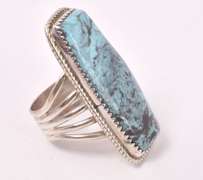 Beautiful Blue Gemstone Ring in Sterling Silver