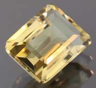 Rich 4.07ct untreated emerald cut Citrine