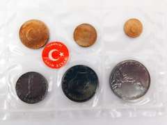 1965 Uncirculated Turkey 6 Coin Set