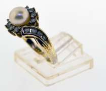 Sterling Silver Pearl Ring