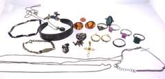 Group lot of Vintage Sterling Silver Jewelry