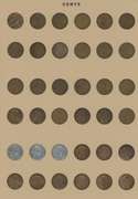 Nearly Complete Set of 137 Lincoln Cents 1909 to 1958-D in album