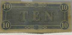 Confederate: 1864 $10 Richmond, circ, signed & numbered