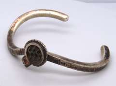 Sterling Silver Signed Cuff Bangle