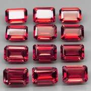 Ravishing wine red 8.61ct untreated Garnet set