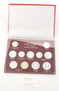1952-1992 Summer Olympics Host Countries Official Silver 11 Coin Set