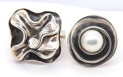 Group Lot of 4 Sterling Silver Rings
