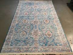 STUNNING VINTAGE REPRO DESIGN RUG 8x11