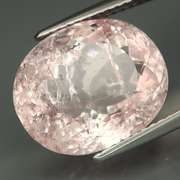 Simply gorgeous 9.86ct UNHEATED whisper pink Morganite