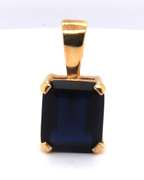 Sterling Silver Gemstone Pendant