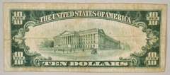 $ 10 First National Bank Brandon Vermont Series 1929 Series National Currency Note