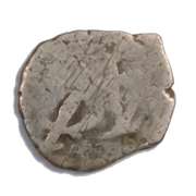 Spanish Colonial Cob 17 th 18 th Century 1/2 Real