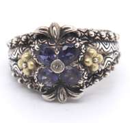 Lot of 2 Vintage Sterling Silver Rings