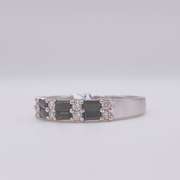 14kt Gold, Blue Sapphire, & Diamond Cocktail Ring
