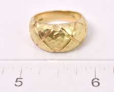 Dazzling Dome Style Ring in 18K Yellow Gold