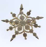 Sterling Silver Snow Pendant Brooch