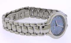 Ebel Beluga Mini Blue Mother of Pearl Diamond Dial Quartz Watch