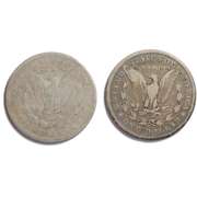 1880 & 1881 O Morgan Dollars