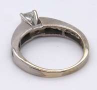 Incredible White Gold Princess Cut Diamond Wedding Set