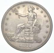 1874-CC Seated Liberty Trade Dollar