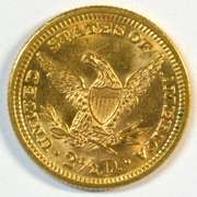 Lustrous Very Choice BU 1897 US $2.50 Liberty Gold Piece