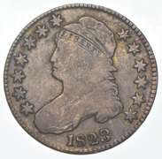 1823 Capped Bust Half Dollar - 101 - Brok 3