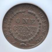 1863 Civil War Token Millions For Defence  NGC AU 58