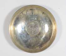 1924 Japan 50 Sen Ashtray - 29.3 Grams Silver