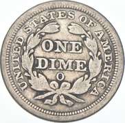 1854-O Seated Liberty Dime