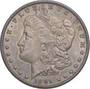 1891-CC Morgan Silver Dollar