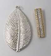Lot of 2 Sterling Silver Pendants