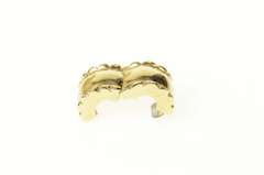 14K Yellow Gold Pandora Designer Beveled Clip Bead Pendant