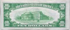 $ 10 1934 Mule Silver Near Unc Certificate