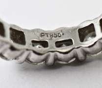 Exceptional Platinum and Diamond Eternity Band