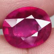 Stunning 5.01ct reddish pink Ruby