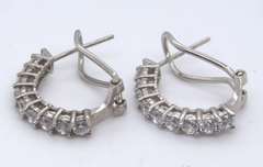 Sterling Silver Cubic Zirconia Earrings