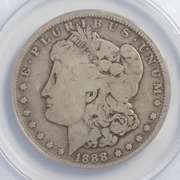 1888 O Hot Lips Morgan Dollar ANACS Holder