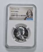 PF67 CAM 1956 Franklin Half Dollar - Type 2 - Graded NGC