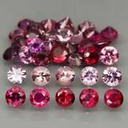 UNHEATED! 4.19ct matched diamond cut Sapphire parcel